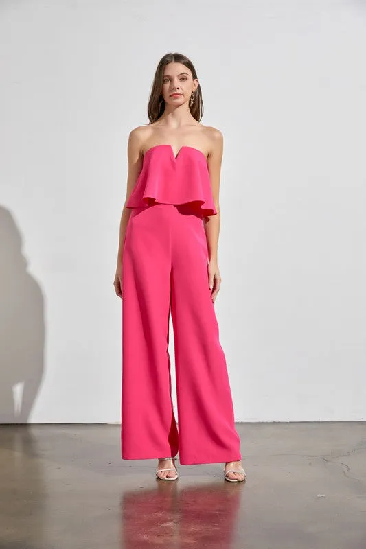 Turning Heads Off Shoulder Jumpsuit