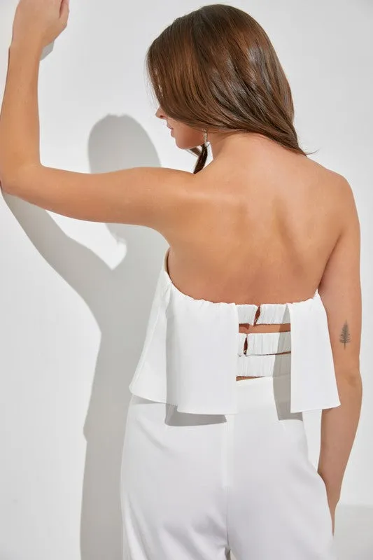 Turning Heads Off Shoulder Jumpsuit