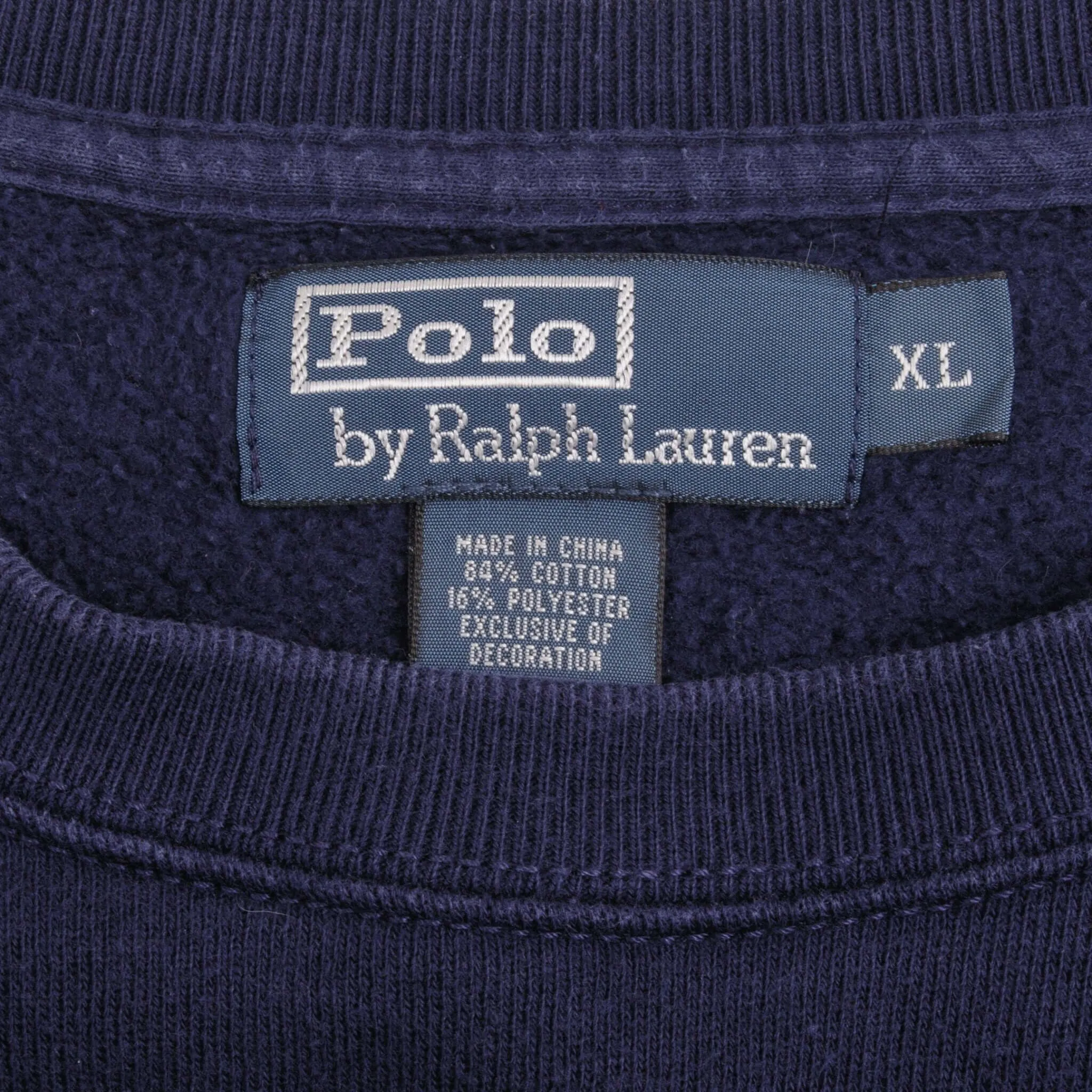 VINTAGE RALPH LAUREN CLASSIC CREWNECK HEAVYWEIGHT SWEATSHIRT XL 1990S
