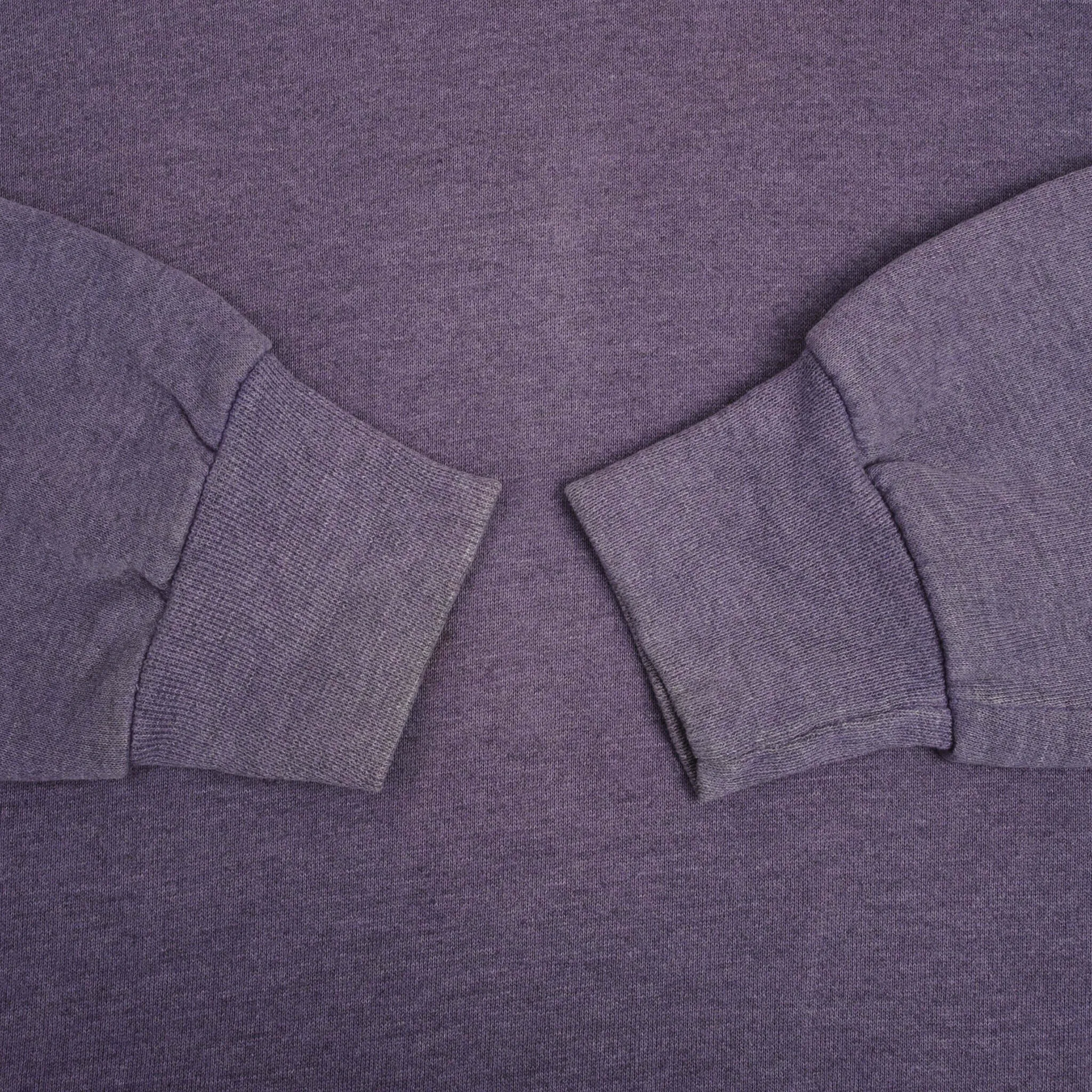 VINTAGE RUSSELL ATHLETIC BLANK PURPLE SWEATSHIRT 1990S LARGE MADE IN USA