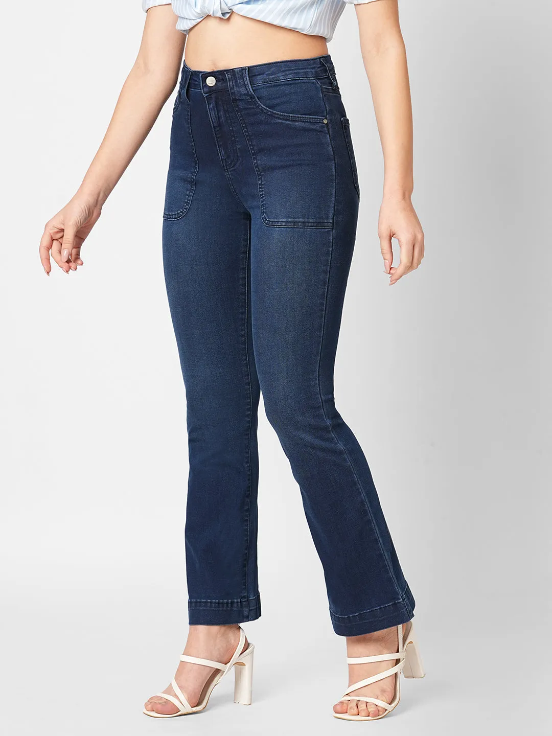 Women High-Rise Flare Jeans