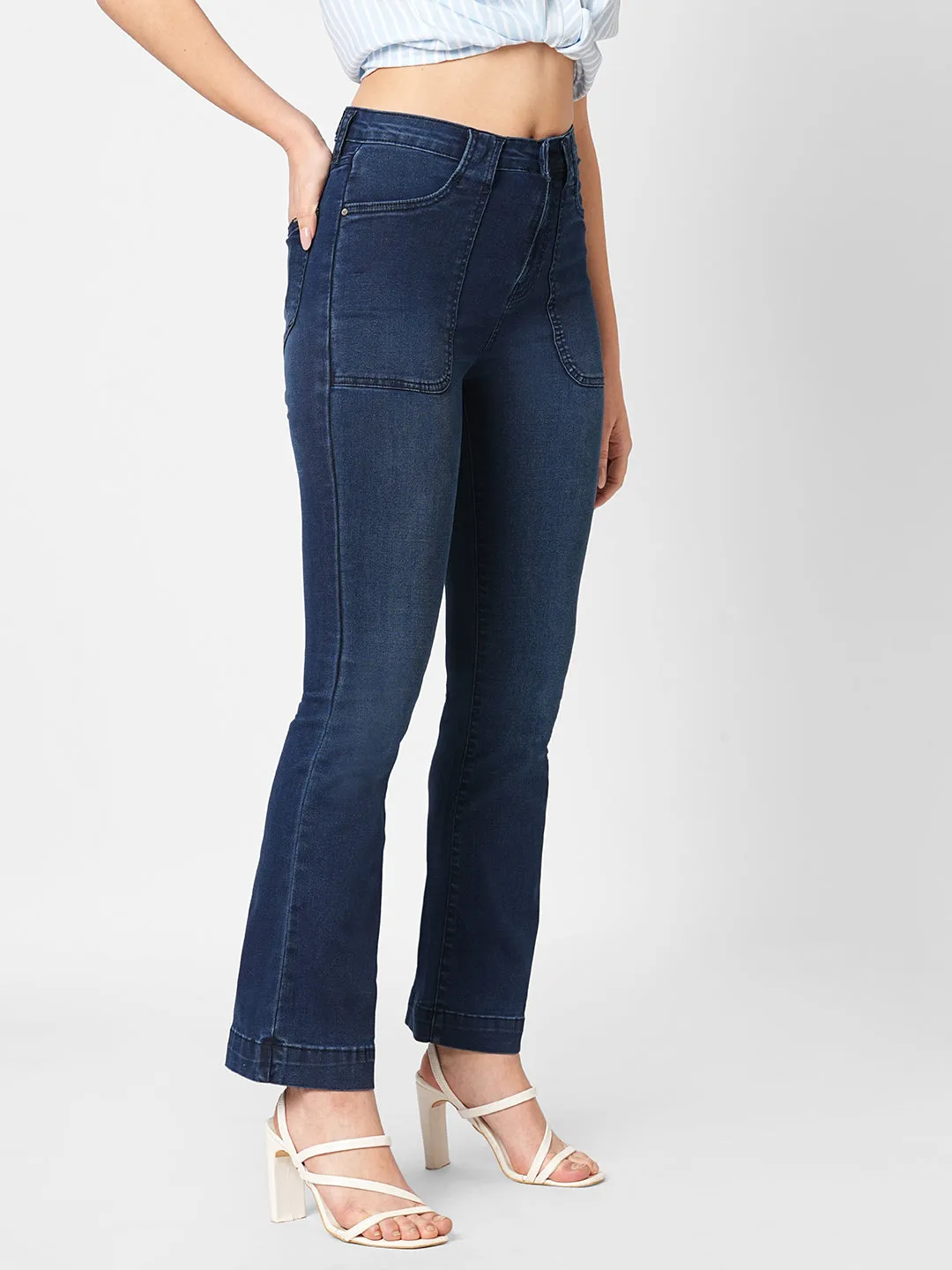 Women High-Rise Flare Jeans