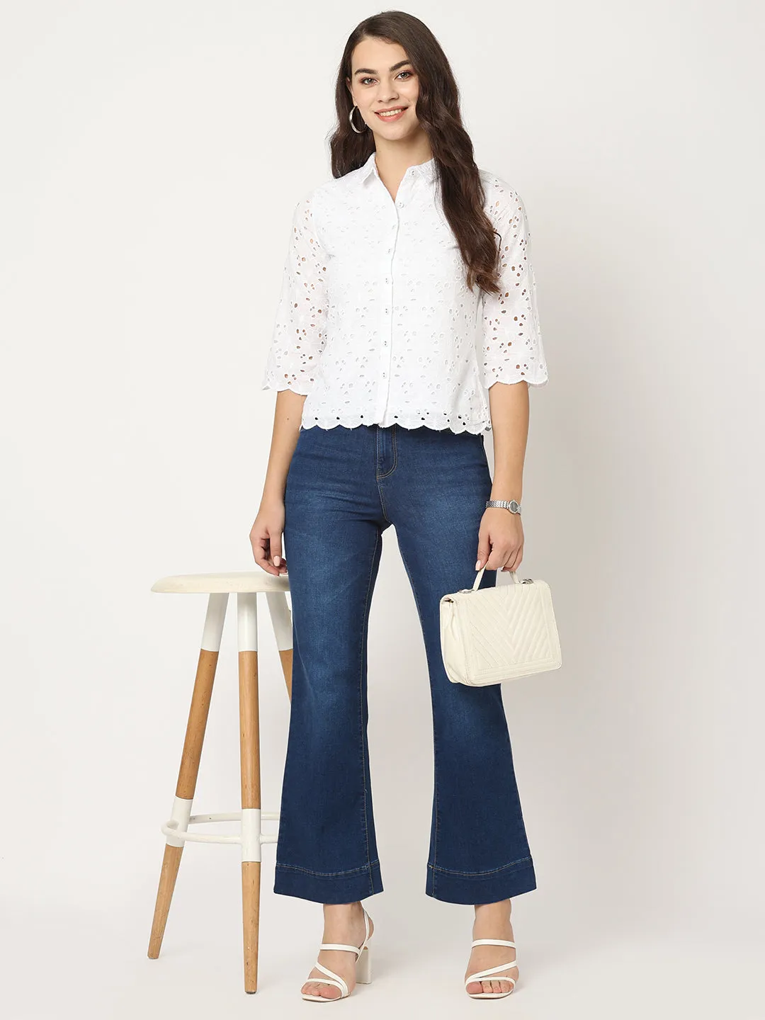 Women High-Rise Flare Jeans