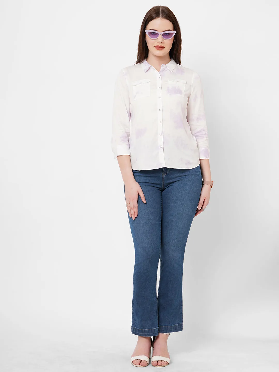 Women High-Rise Flare Jeans