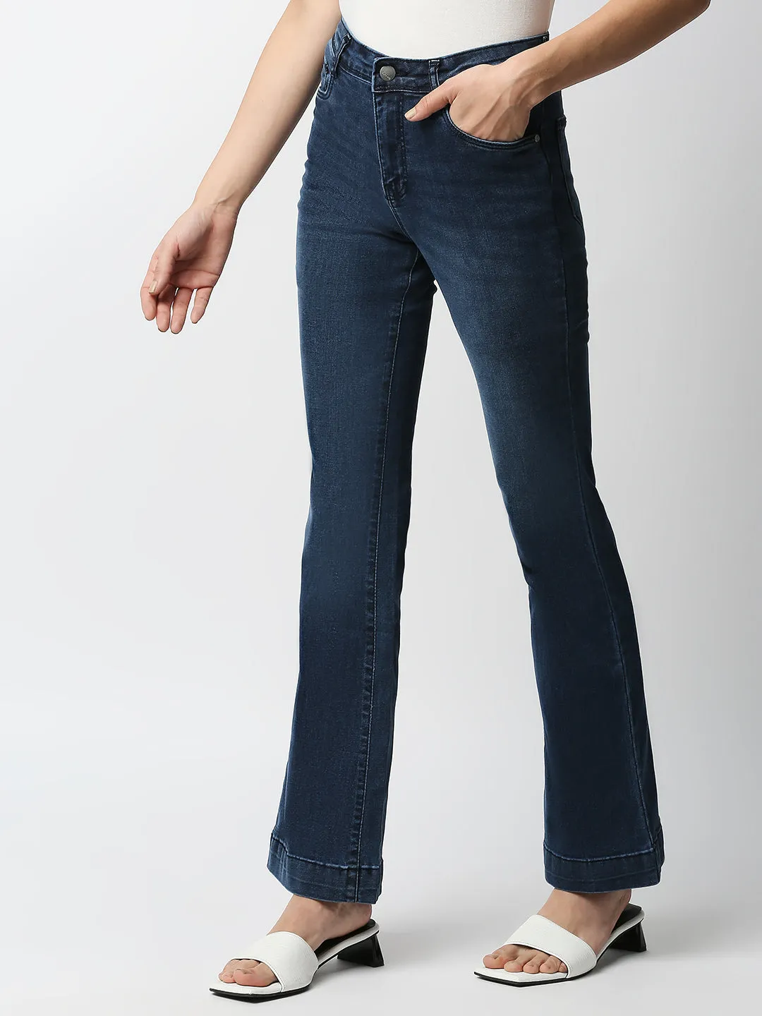 Women High-Rise Flare Jeans