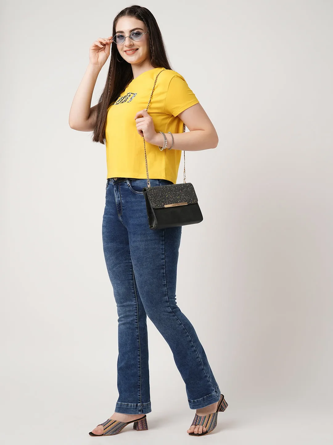 Women High-Rise Flare Jeans