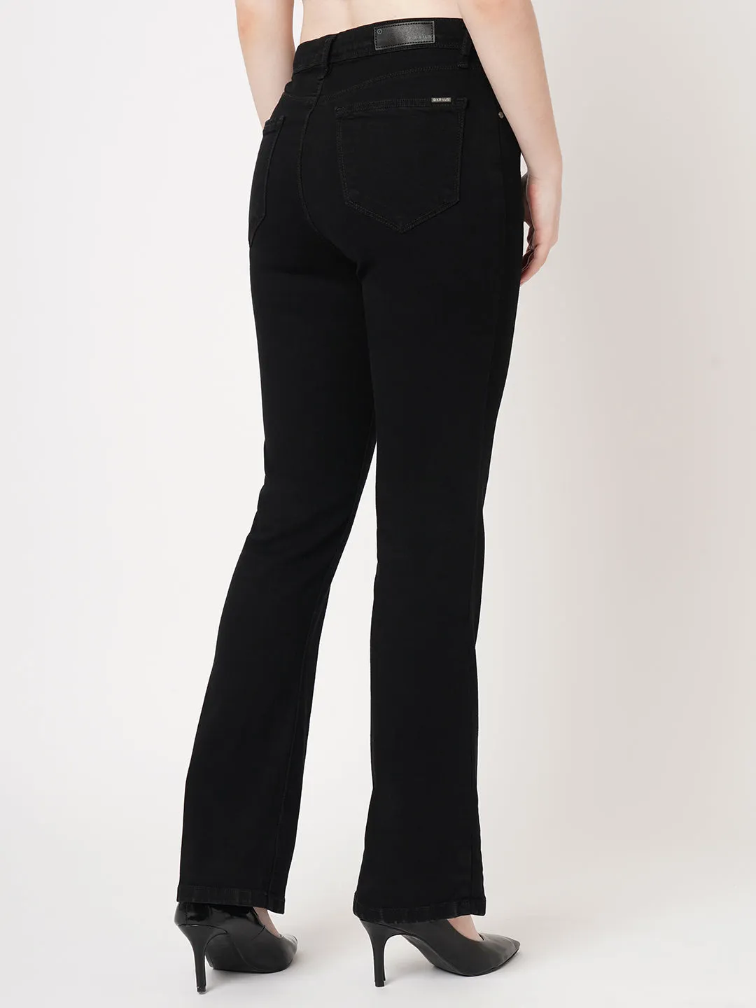 Women High Rise MINI FLARE Jeans