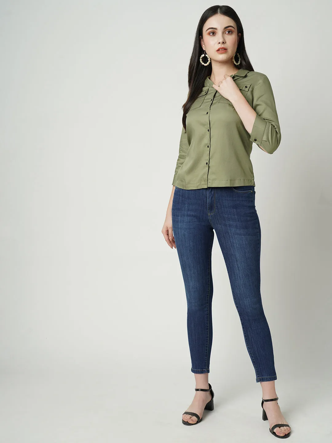 Women High-Rise Skinny Jeans